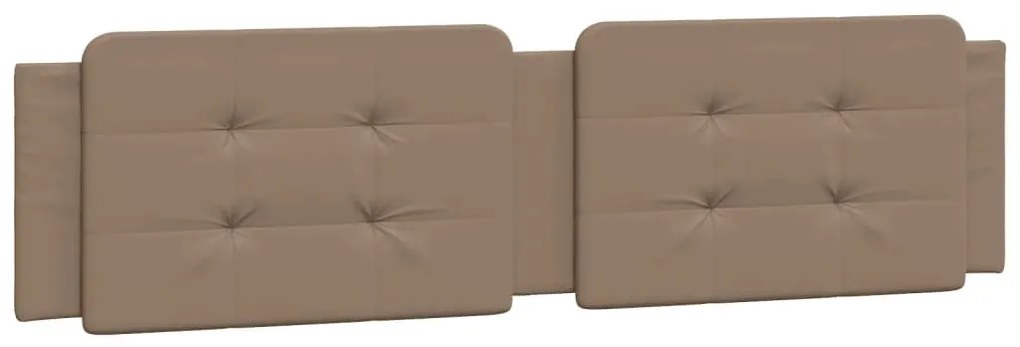 cappuccino színű ágykeret LED-ekkel matrac nélkül Zadar 200 x 200 cm