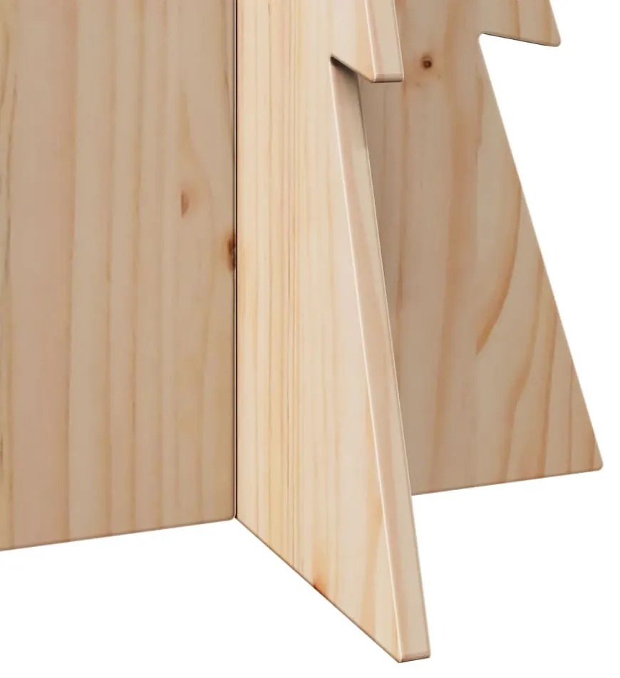 tömör fenyőfa karácsonyfa-dekoráció 112 cm
