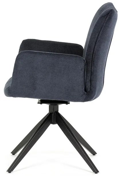 Étkezőszék kék szövetkárpittal. HC-993 BLUE2