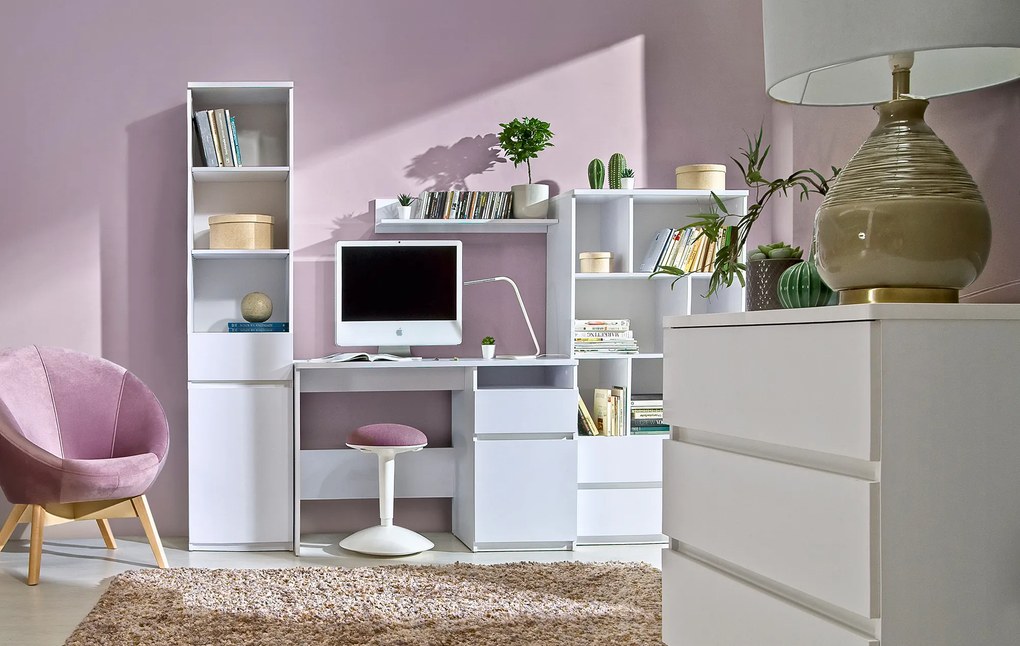 Egyszemélyes ágytyp AR9 90x195 cm Alishia (fehér matt). Akció -18%. 1040720