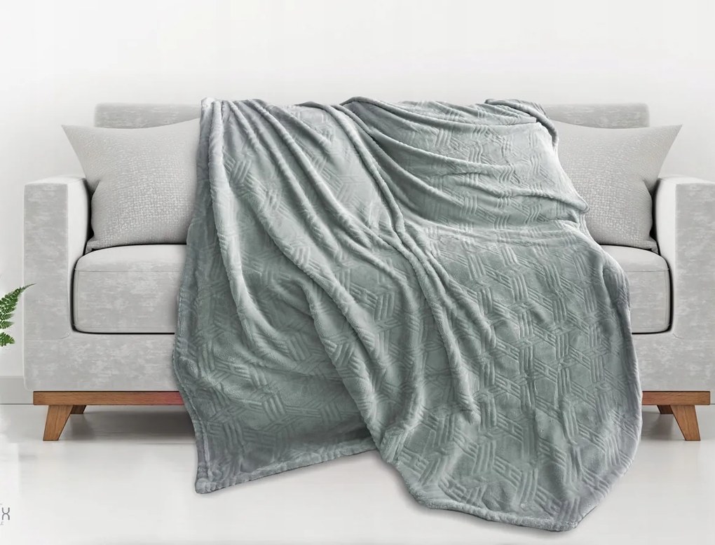 Mikroszálas ágytakaró 150x200 Premium Soft 2512 szürke