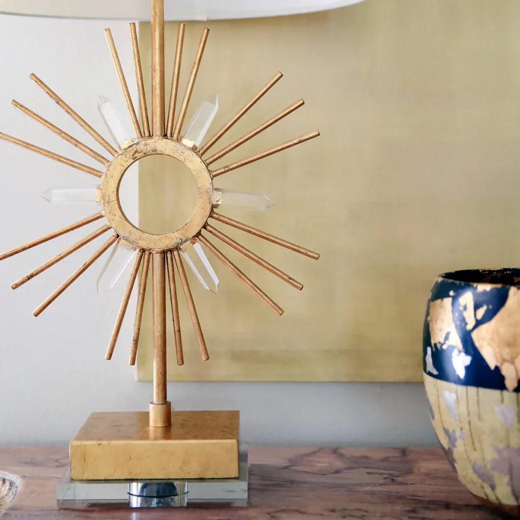 Gilded Nola Sun King GN-SUN-KING-TL Asztali lámpa 1x100W/E27