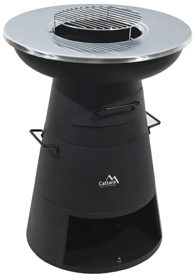 Faszenes grillsütő ø 58,5 cm Plancha Moon – Cattara