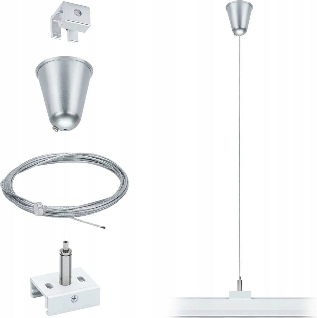 Paulmann ProRail3 függöny 3m fehér kiegészítők 955.84