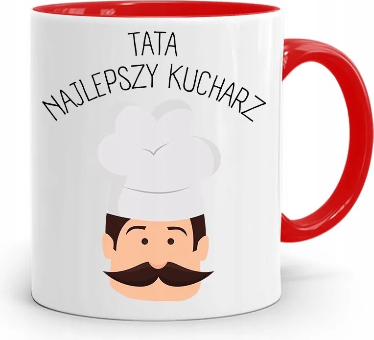 Piros Bögre Apának A Legjobb Szakács fényképes nyomtatással
