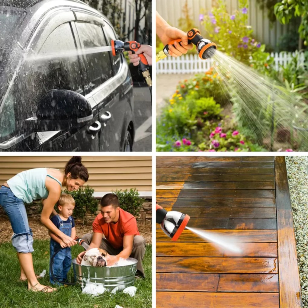 ARIANA flexibilis vízcső, 30m, fekete Gardebruk