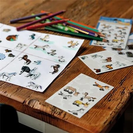 Matrica, papír, 3 ív, 76x120 mm, AVERY ZWECKFORM, Z-Design No.53720, háziállatok (AY53720)