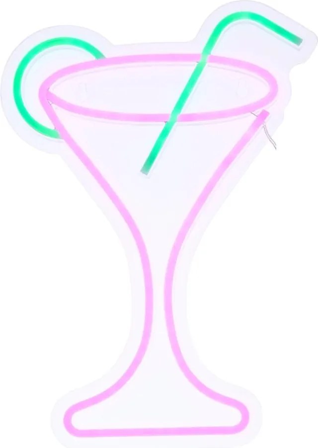 Atmosphera - LED neon falidekoráció COCTAIL LED/5V