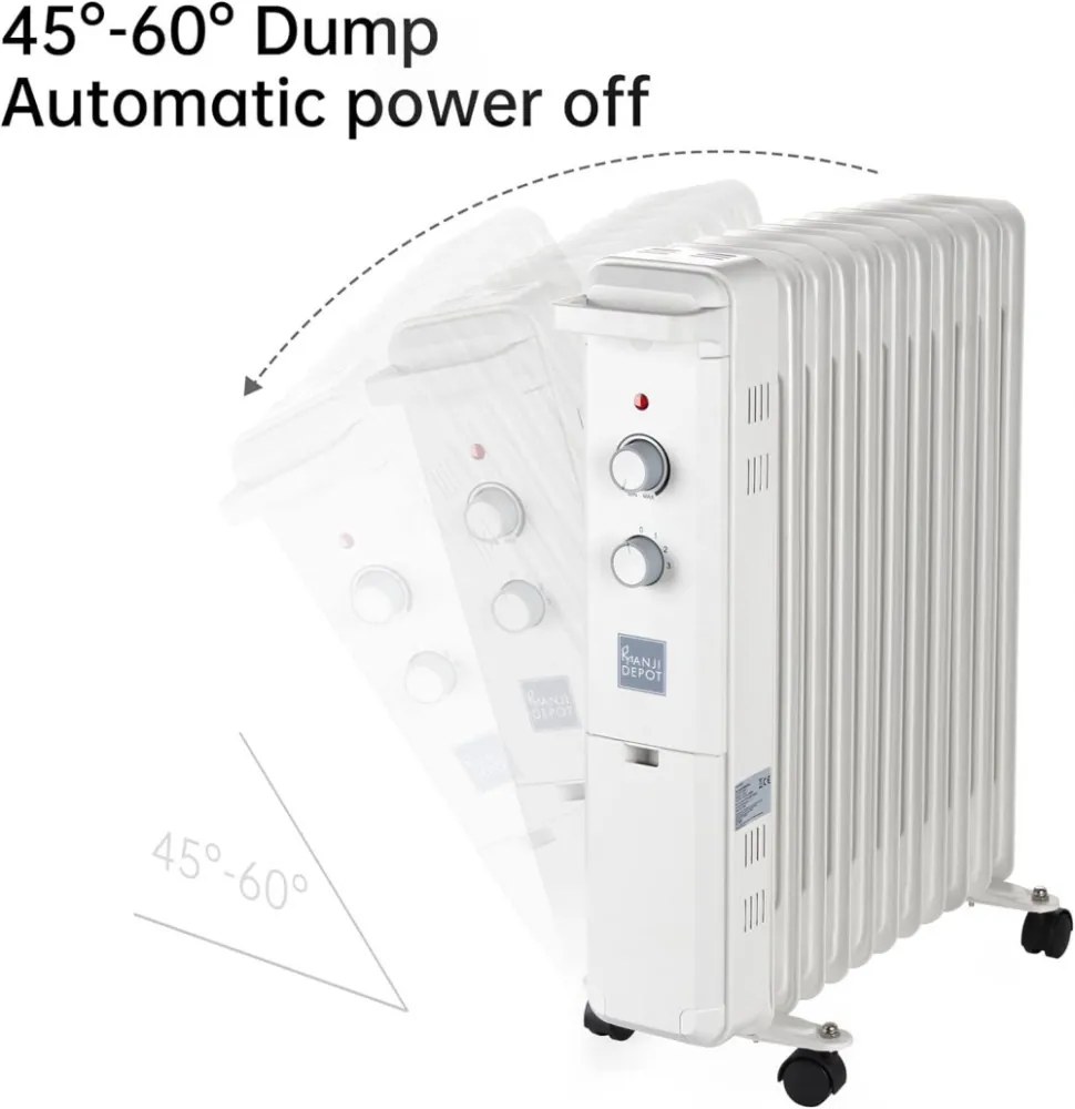 ANJI Depot 2500W 11 lamellás Olaj radiátor MOUJ-076
