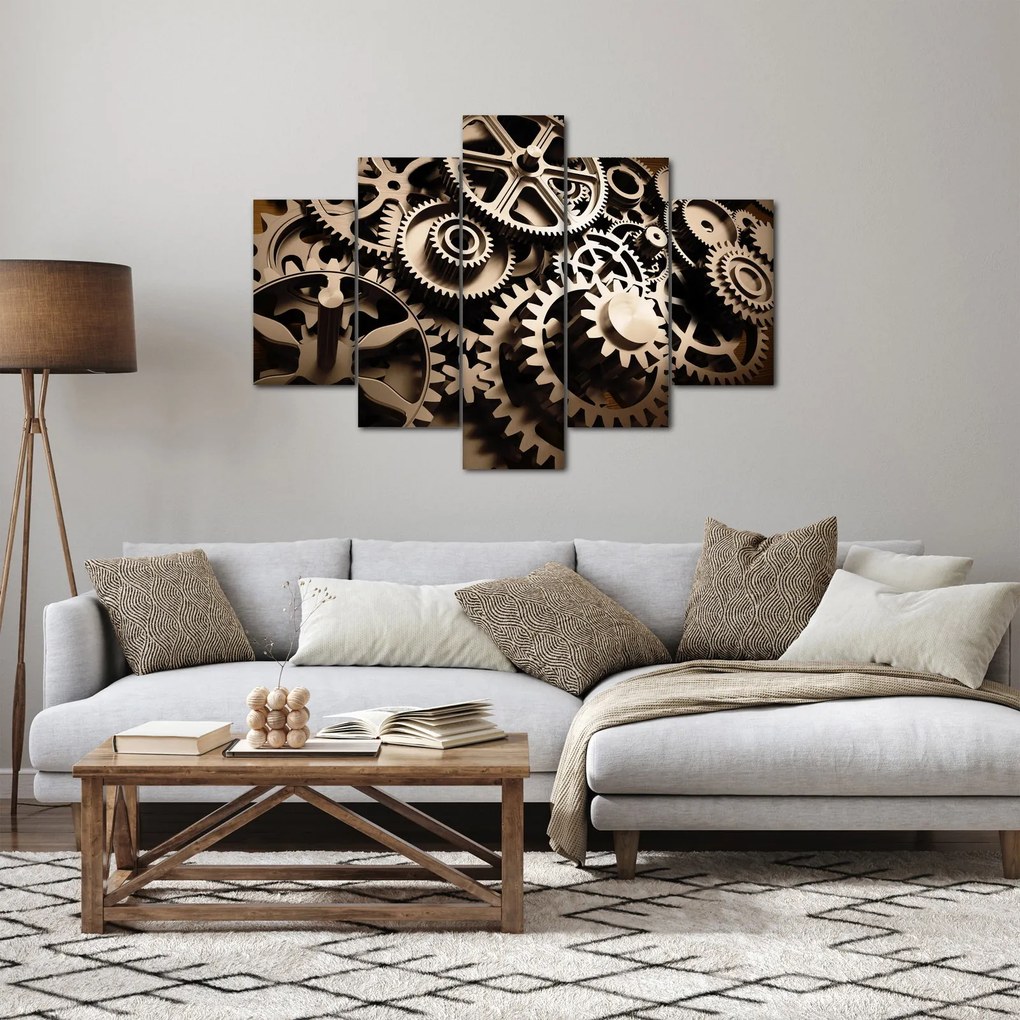Kép - Óra alkatrészek (150x105 cm)