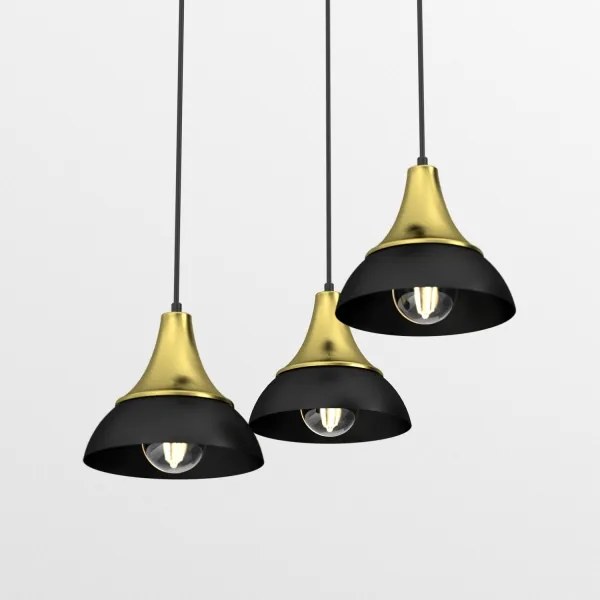 Csillár zsinóron NERGIS 3xE27/60W/230V