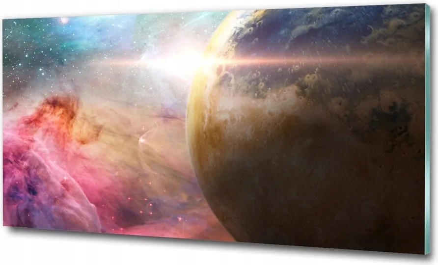 Fotótapéta üveg falra Telihold 125x50