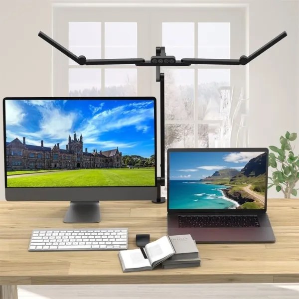 Brilagi - LED Dimmelhető flexibilis asztali lámpa VARIO LED/24W/230V 3000-6500K fekete