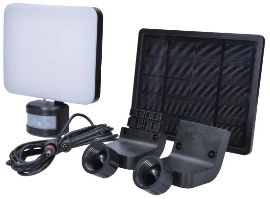 Solight WO785 - LED napelemes reflektor érzékelővel LED/11W/3,7V 4400mAh IP54