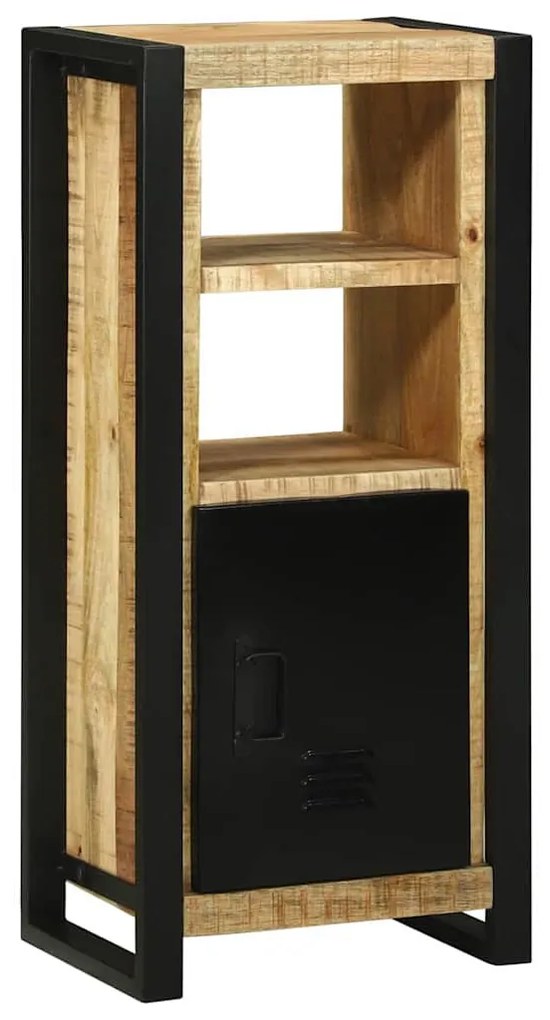 Fürdőszoba bútor szett polcokkal 4 pcs Barna Tömör Mangófát