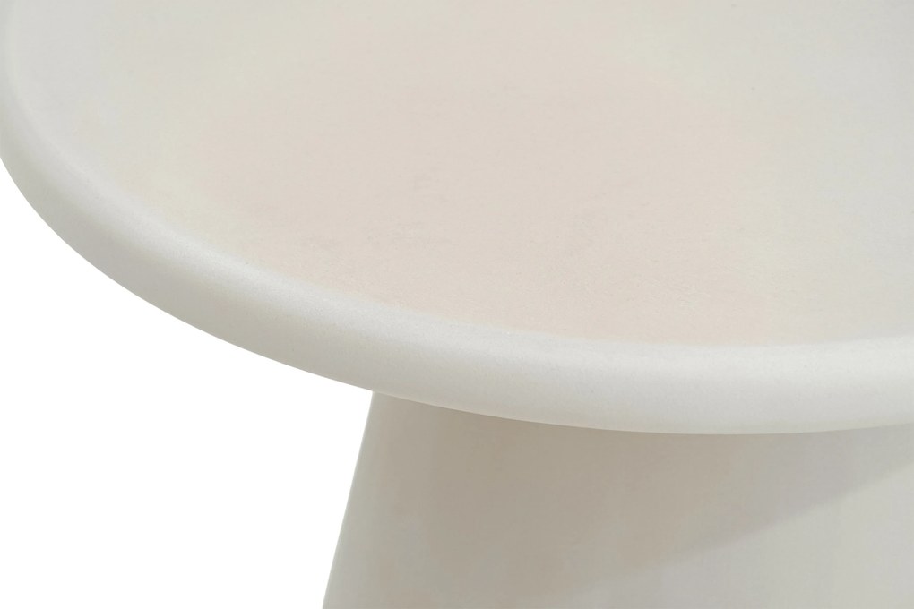 Clav kerek dohányzóasztal 60 cm - bézs
