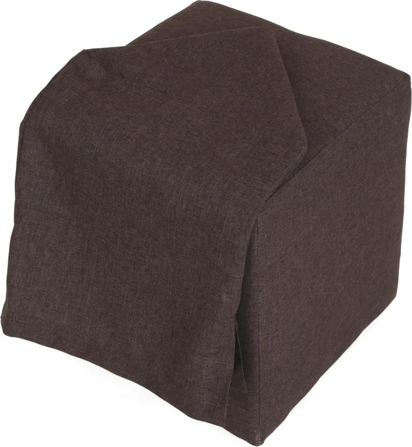 Cube puff huzat S04 - barna szövet R