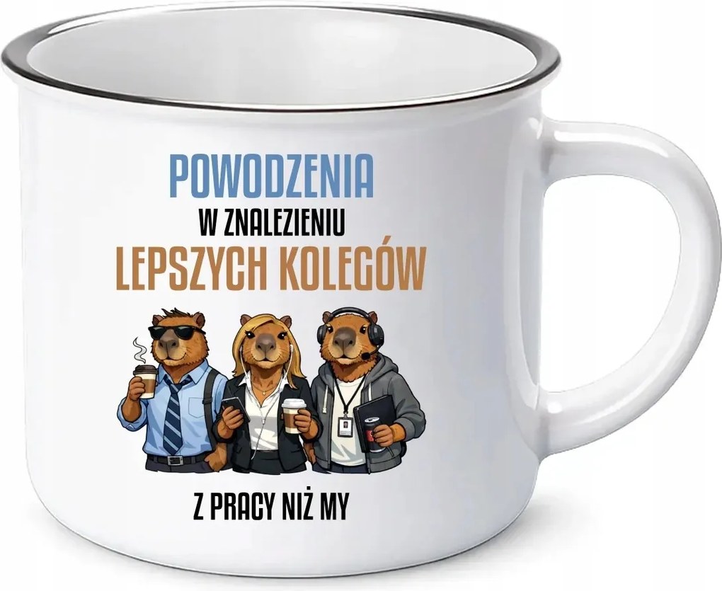 Jobb kollégák Zománcozott Bögre Ajándék A Munkából Való Kilépéshez