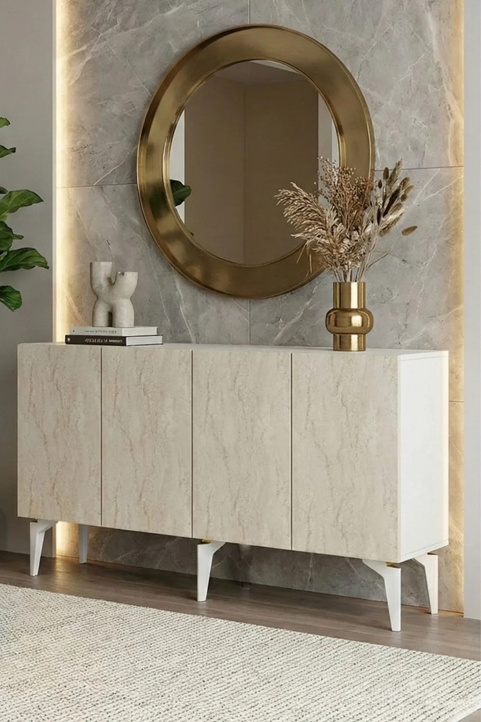 Lipa 150 - White, Travertine
