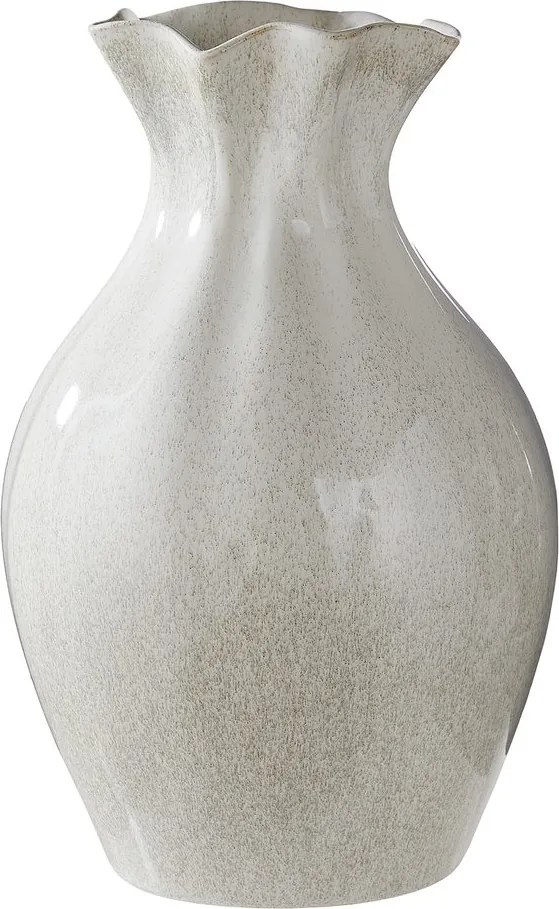 SELINA kerámia váza 35 cm, fehér