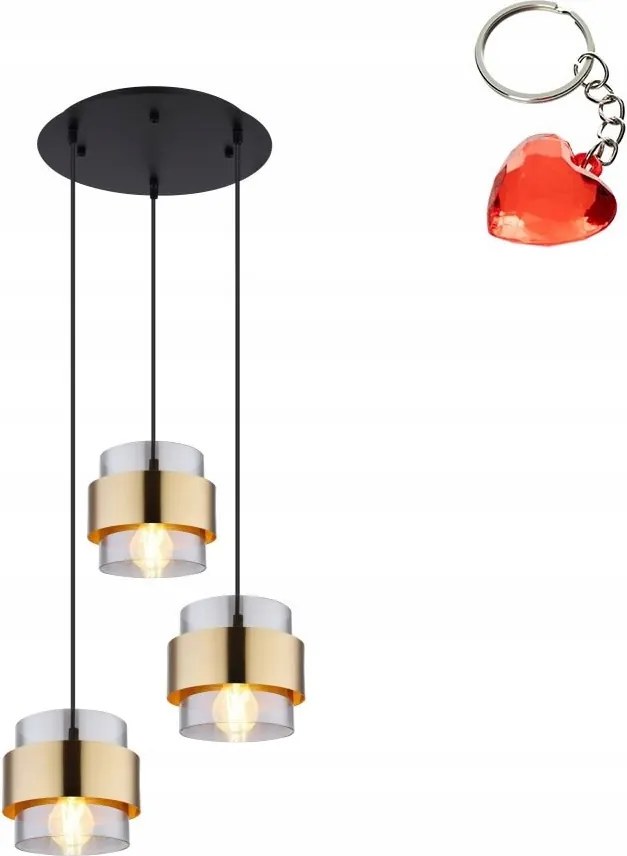 Függő lámpa Milley 15560-3H Globo