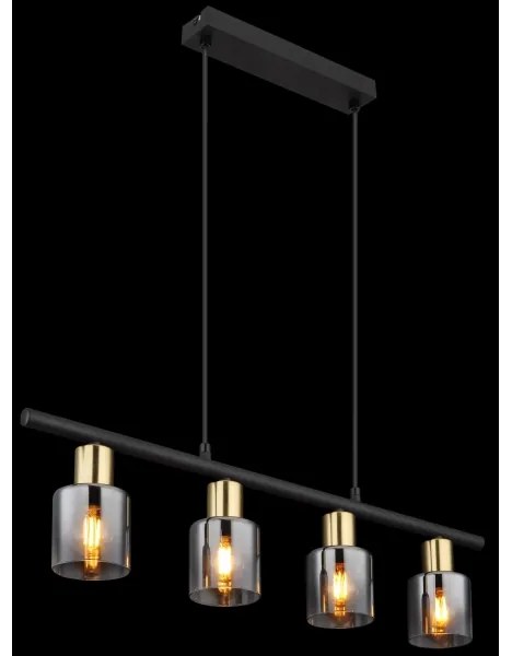 Globo 54310-4H - Csillár zsinóron HOLLSY 4xE14/25W/230V