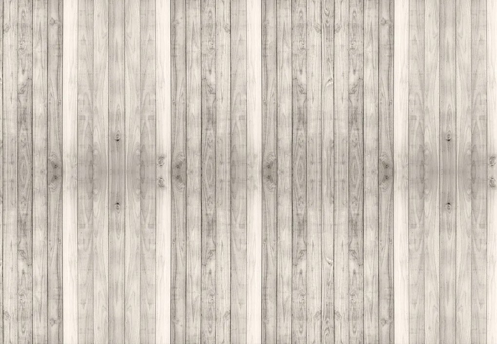 Fotótapéta - Fa deszkafal, szürke (147x102 cm)