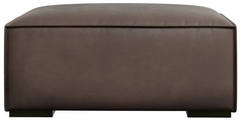 Barna bőr lábtartó Madame – Windsor & Co Sofas