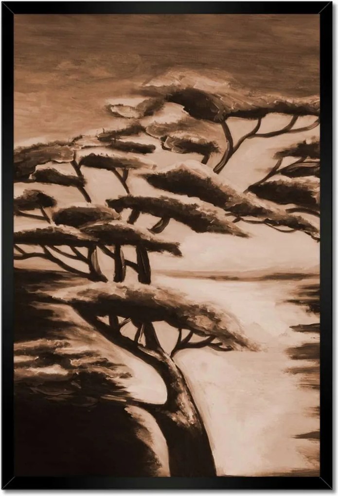 Poszterek keretben 40x60 Afrikai fa