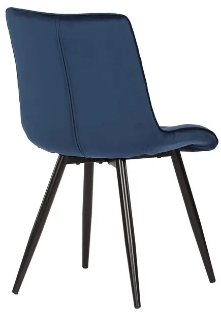 Kék Bársony Étkezőszék. CT-384 BLUE4