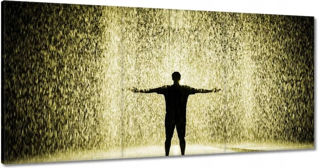 Festmények 120x60 Keményen esik az eső