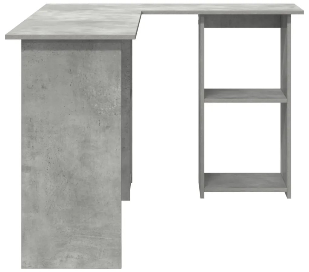 Beton szürke számítógépes asztal Beton szürke Forgácslap