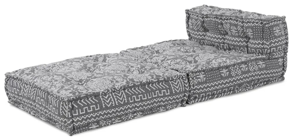 Modularis Pouf Szürke 70x70x54 Textil