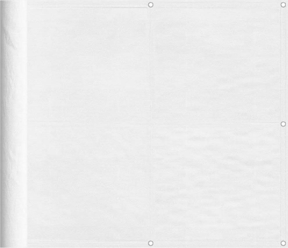 vidaXL fehér 100% oxford poliészter erkélyparaván 90 x 1000 cm