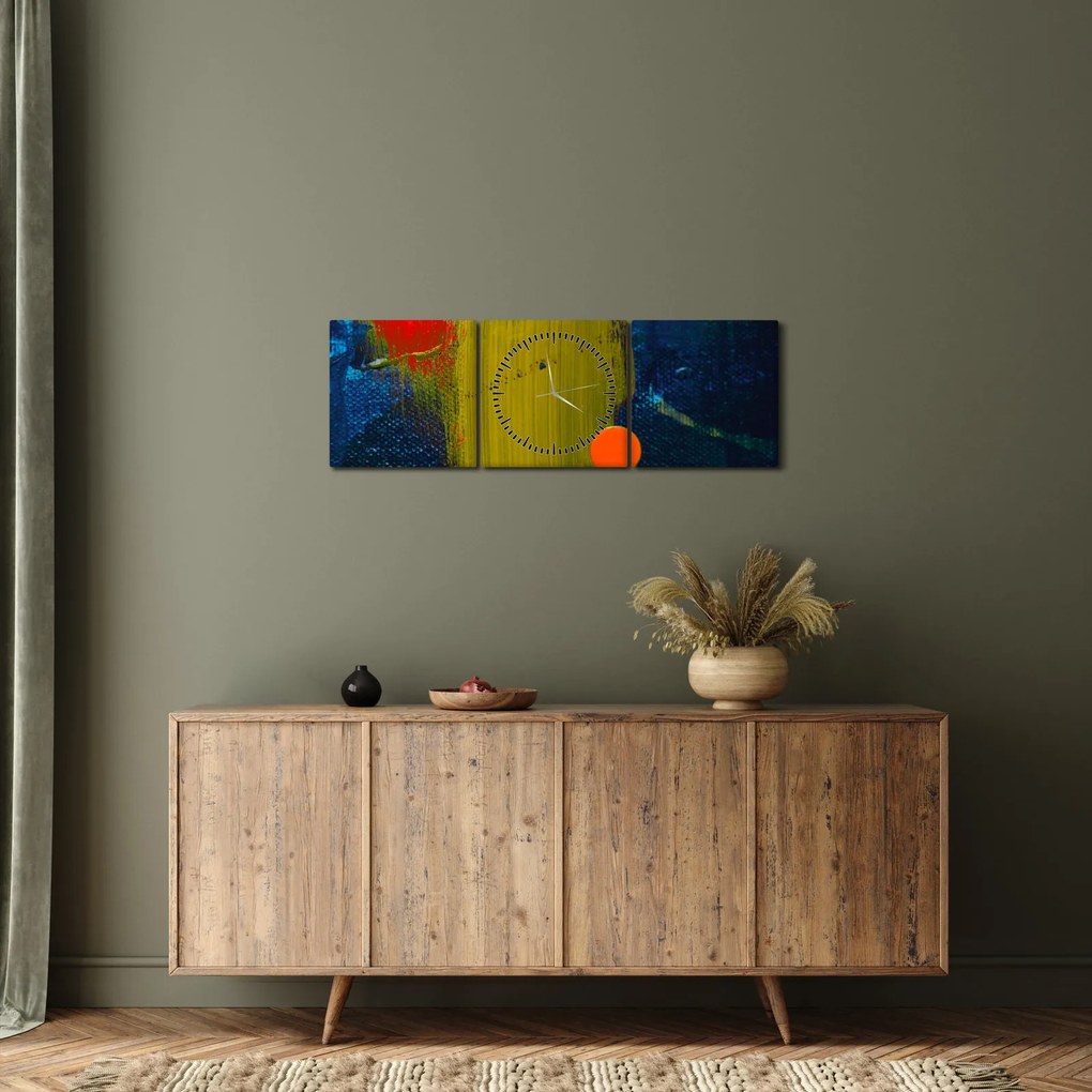 Szinek képe (órával) (90x30 cm)