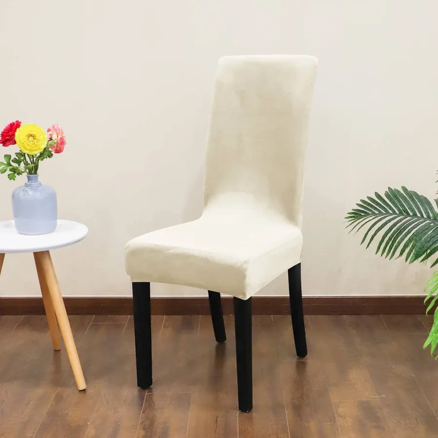 SzékHuzat Étkezőszékre (bársonyos, bézs)