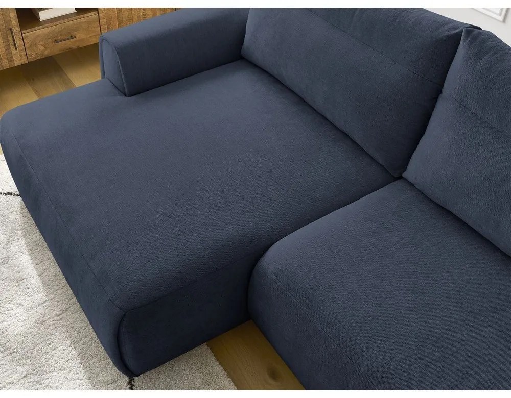 Sötétkék sarokkanapé Aden – Bobochic Paris