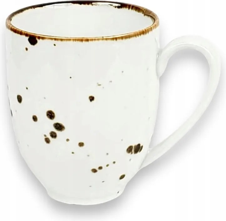 6 db-os bögre szett Bogucice Cottage White 400ml Porcelán Alumínium