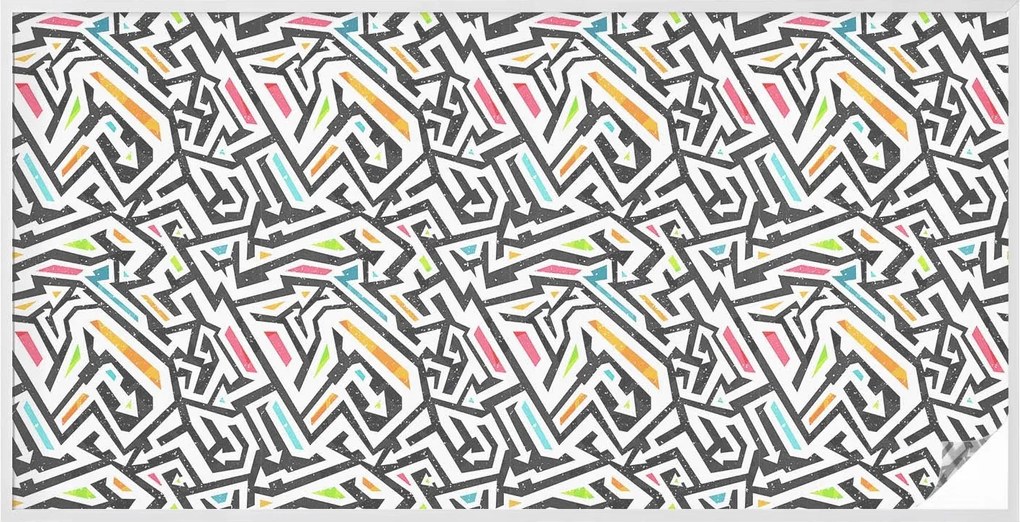 Szélvédőfólia Adatvédelem Absztrakt geometria 200x100