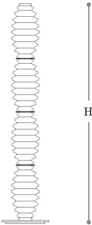 Állólámpa Opál COLLIER ITALAMP T1800-P