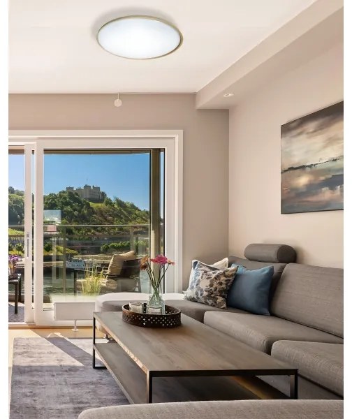 LED Dimmelhető mennyezeti lámpa DRINA LED/36W/230V 2700-6500K  + távirányító