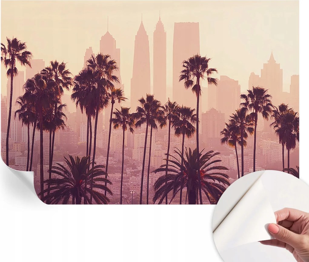 Öntapadós tapéta Divatos 3D fali ragasztóval Nyugati harmónia 152x104