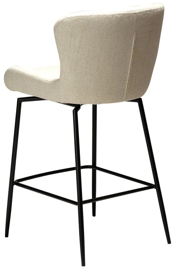 Krémszínű kárpitozott bárszék (ülésmagasság 67,5 cm) Glam – DAN-FORM Denmark
