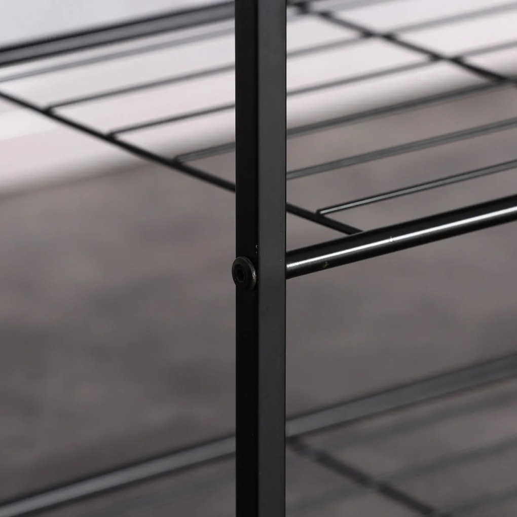 GD-414 OAK Leik, 4 polcos cipőtartó, 63 x 30 x 63,5 cm, 4 emelet