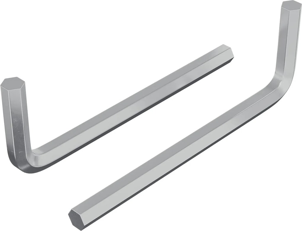 vidaXL Hatos Kulcs 2 pcs Ezüst 32 x 86 mm Acél