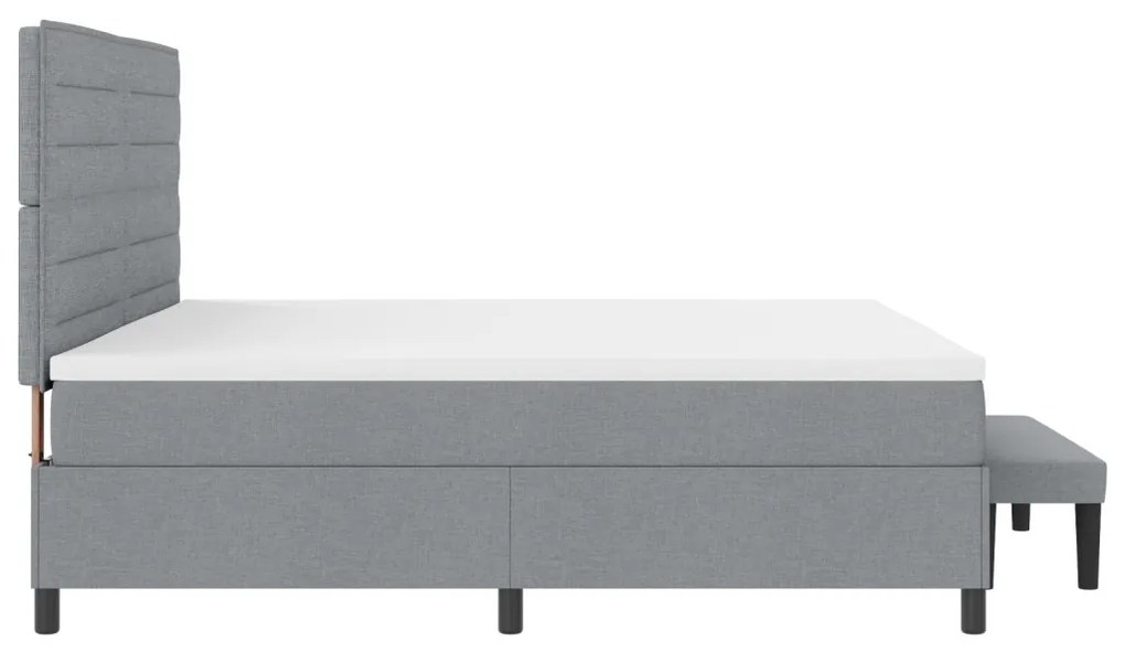 Boxspring ágy matraccal és paddal