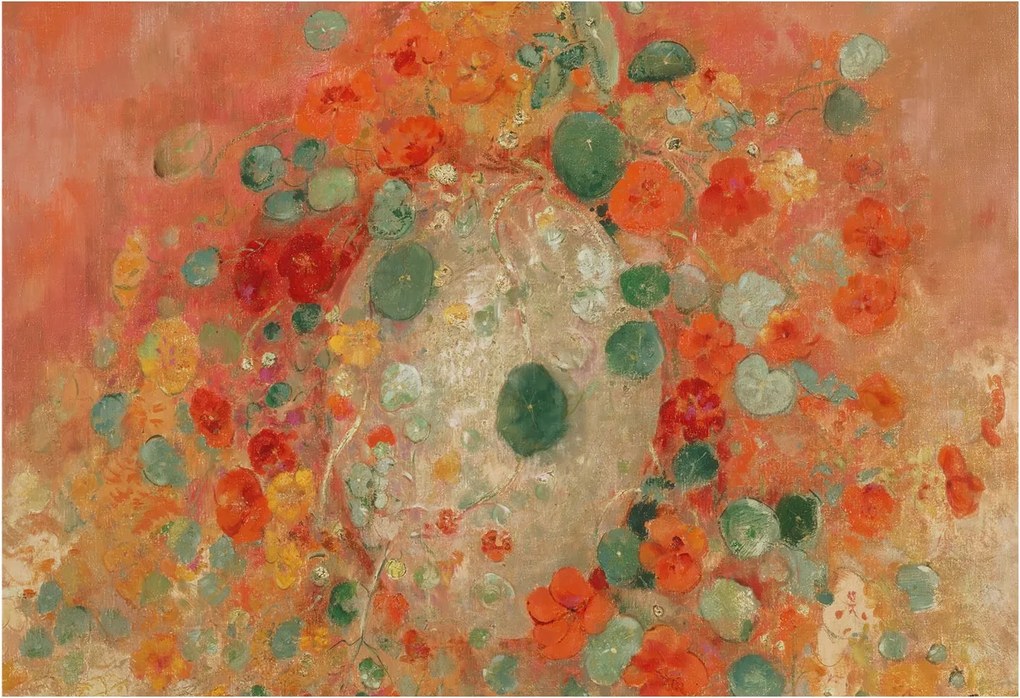 Tapéta Flizelin Falfestmény Prémium Absztrakt virágok 152x104 Ragasztó