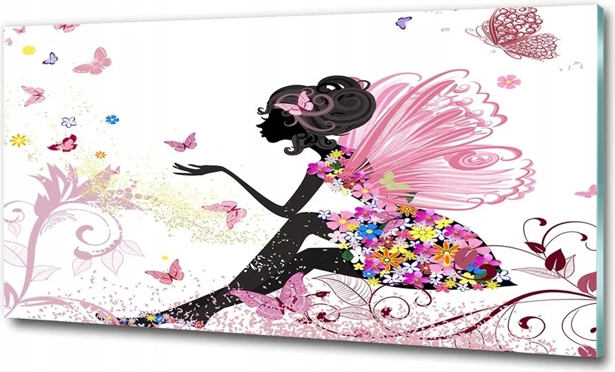 Fotó vászonkép edzett üveg Tündér 100x70