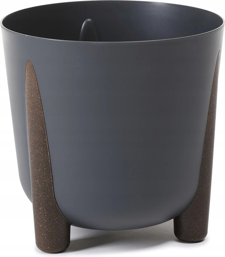 Műanyag kaspó Frida Eco Recycled 30 antracit Lamela