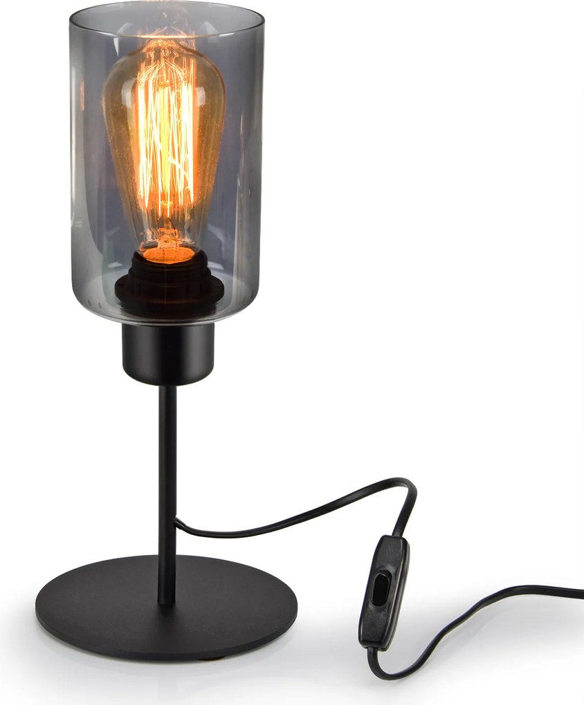 Üveg Éjjeli Lámpa Asztali Dekoratív Led Cső